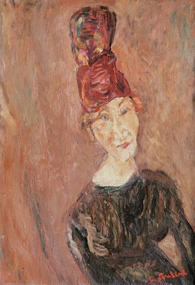 Femme au chapeau Chaïm Soutine