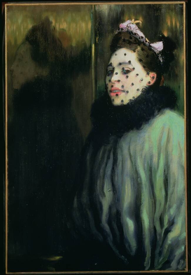 Femme dans un voile Louis Anquetin
