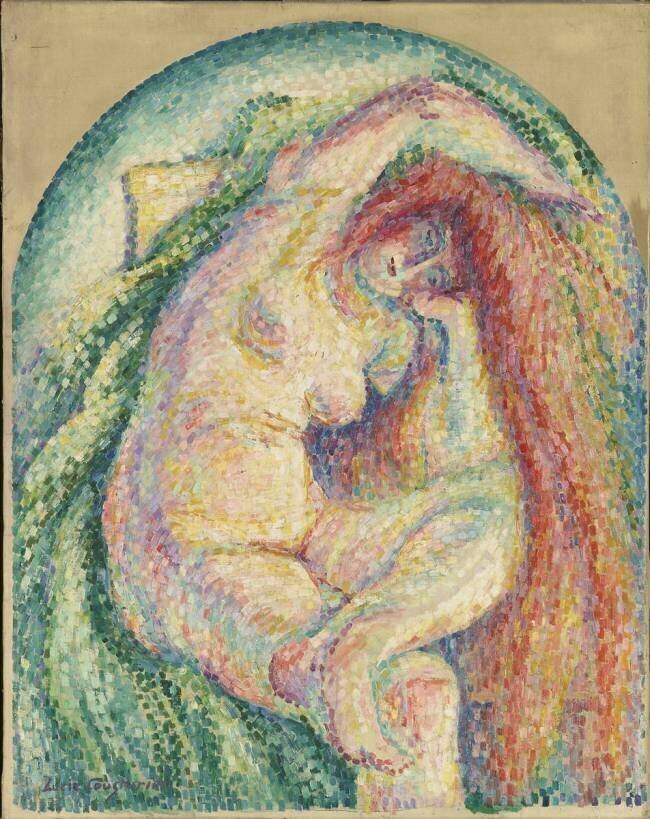 Femme à sa toilette Lucie Cousturier