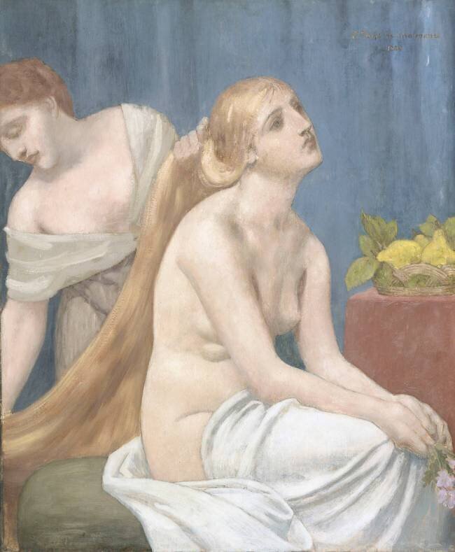 Femme à sa toilette ou La toilette Pierre Puvis de Chavannes