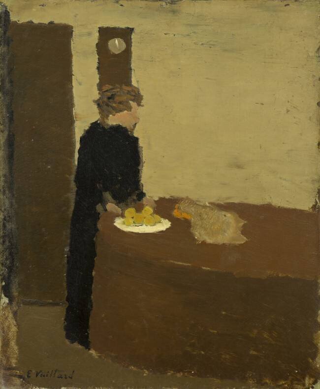 Femme en noir Edouard Vuillard