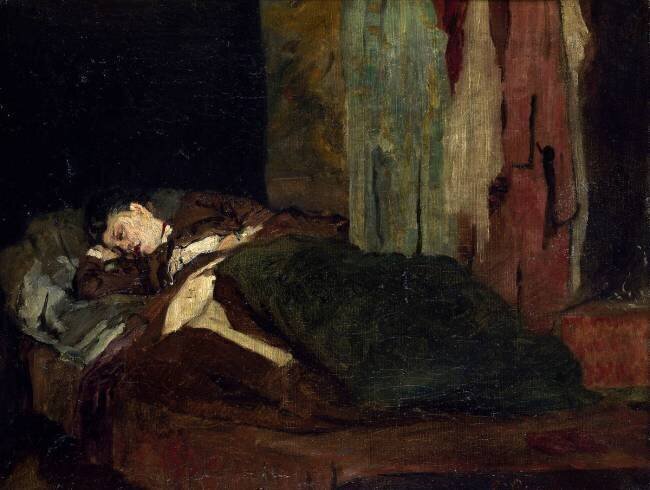 Femme endormie Henri Gervex