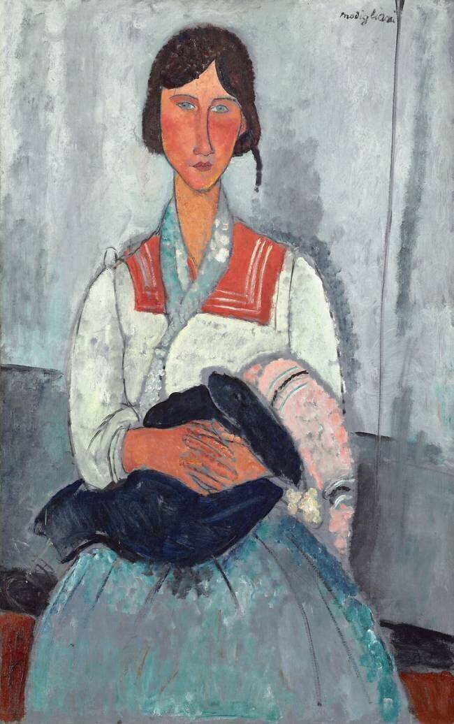 Femme gitane avec enfant Amedeo Modigliani
