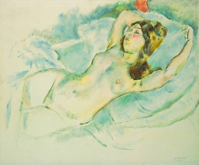 Femme nue allongée Jules Pascin