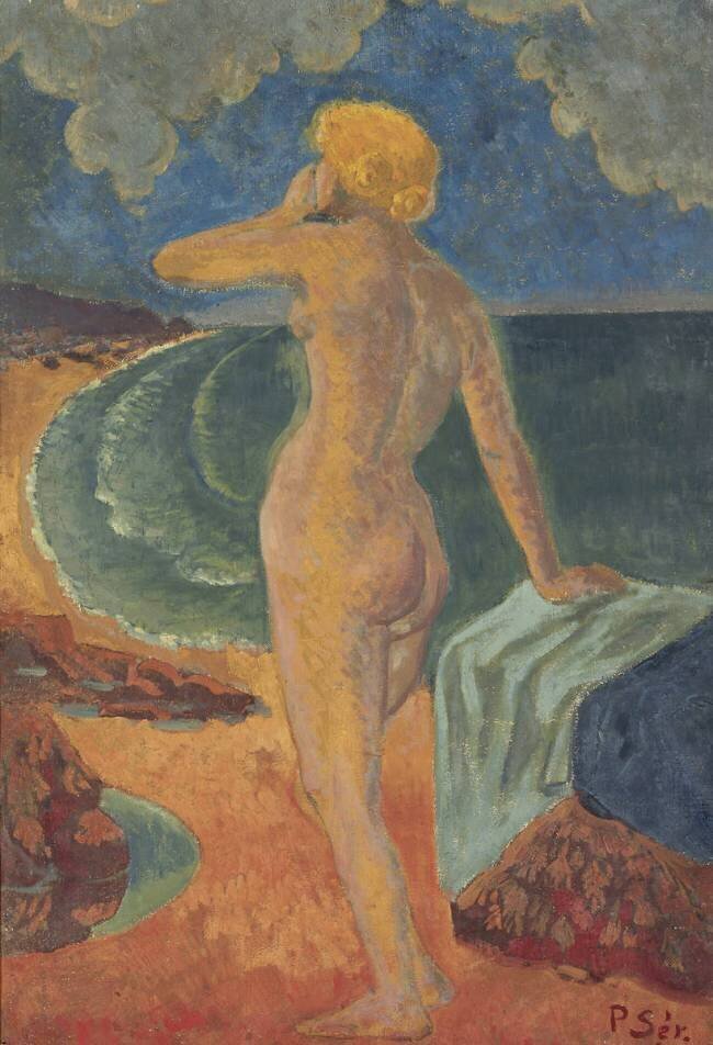 Femme nue devant la mer Paul Serusier