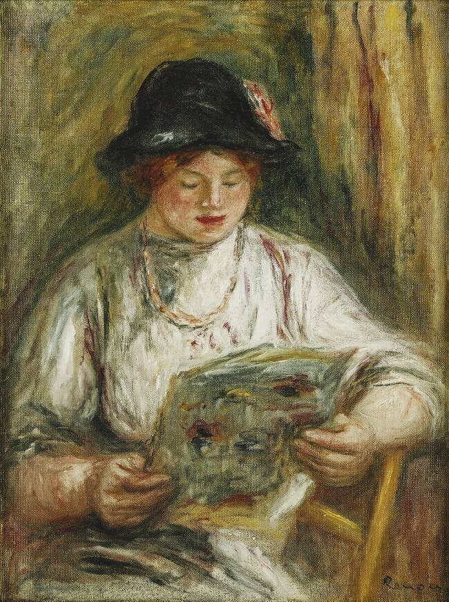 Femme qui lit Auguste Renoir