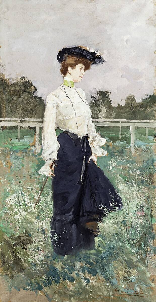 Femme seule Pompeo Mariani