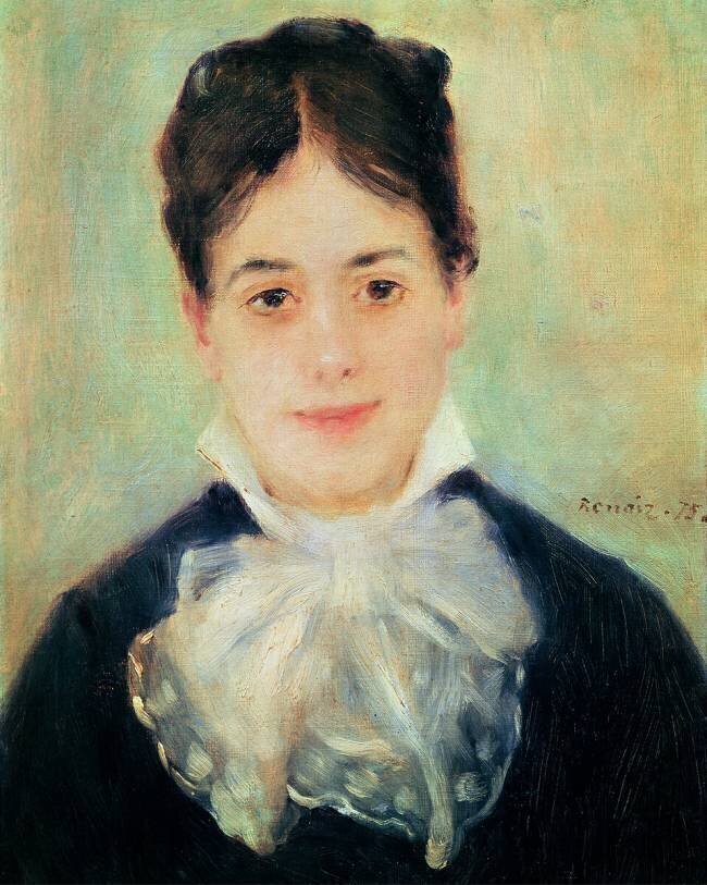 Femme souriante Auguste Renoir