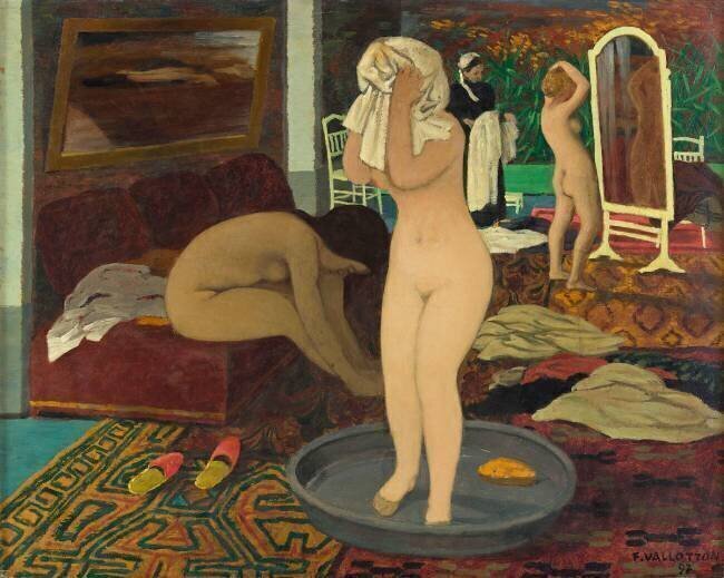 Femmes à leur toilette Félix Vallotton