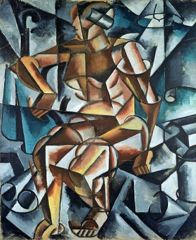 Figure assise Lioubov Popova