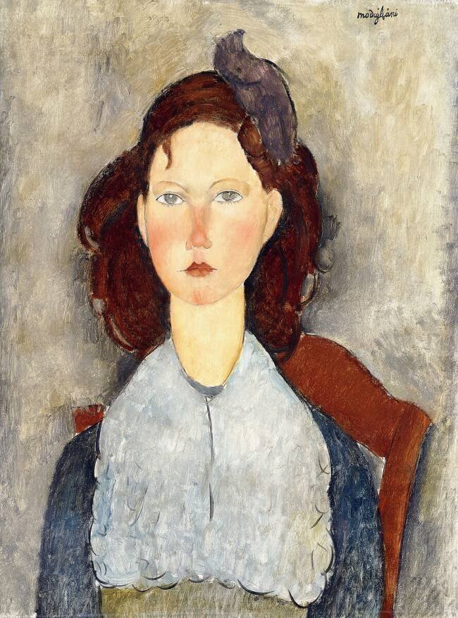 Fille assise Amedeo Modigliani