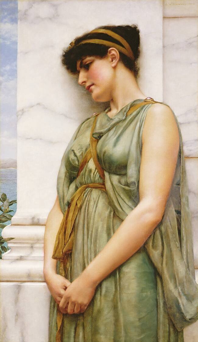 Fille de Pompéi John William Godward