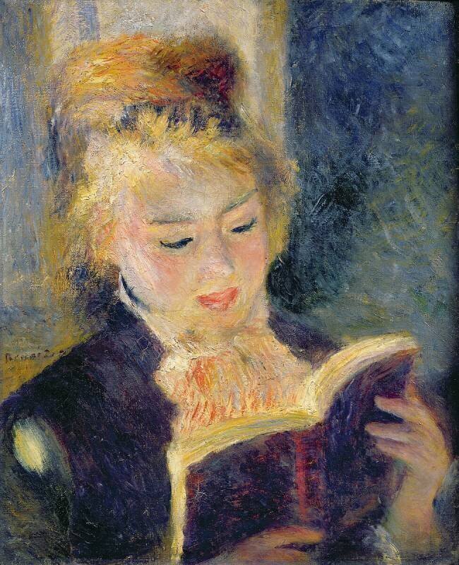 Fille lisant Auguste Renoir