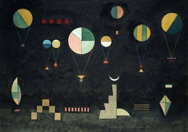 Flach tief Wassily Kandinsky