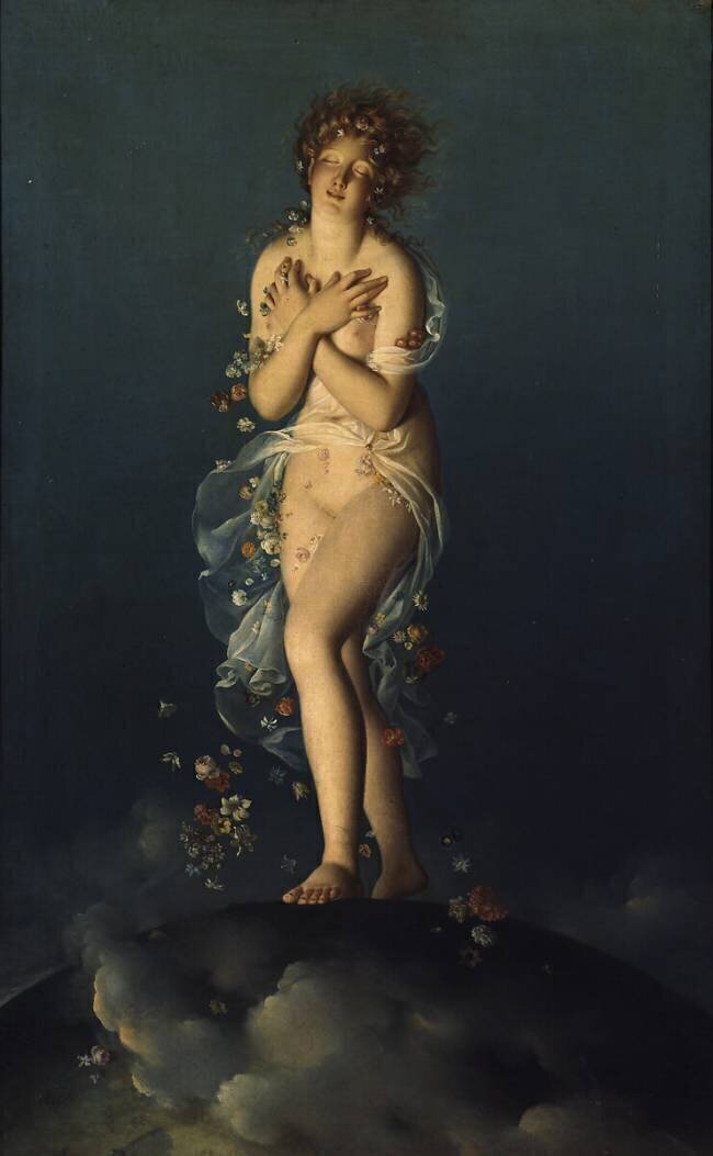 Flore caressée par Zéphyr François Gérard