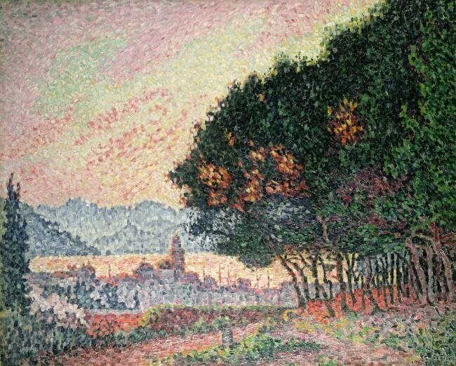 Forêt près de Saint-Tropez Paul Signac