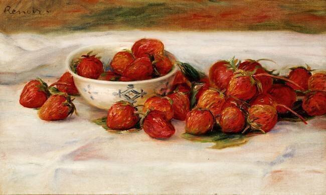Fraises Auguste Renoir