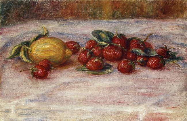 Fraises et citrons Auguste Renoir