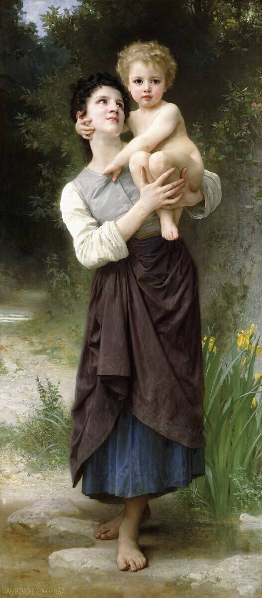 Frère et sœur William Bouguereau