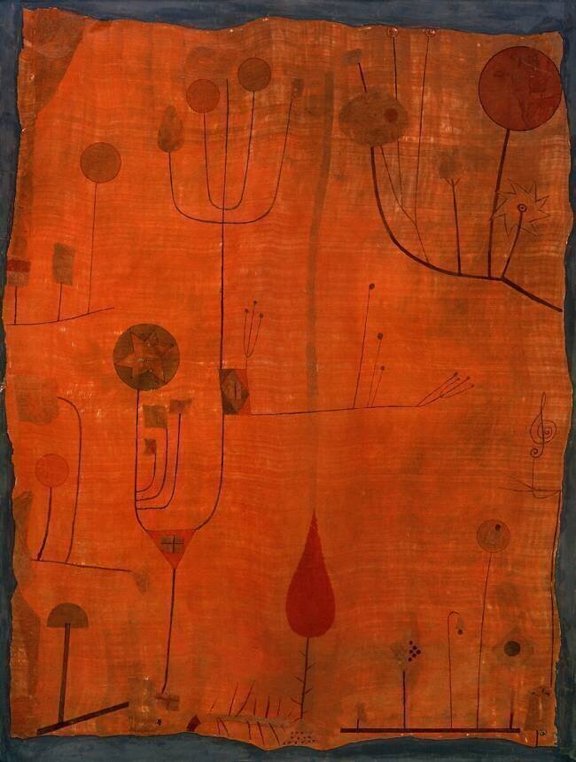 Fruit sur rouge Paul Klee