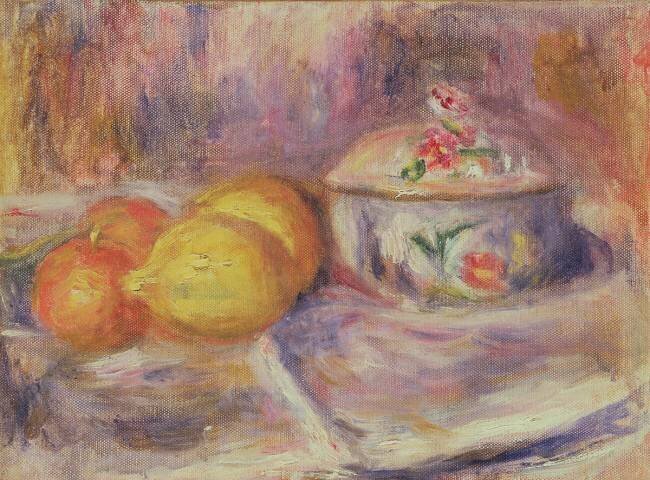 Fruits et Bonbonnière Auguste Renoir
