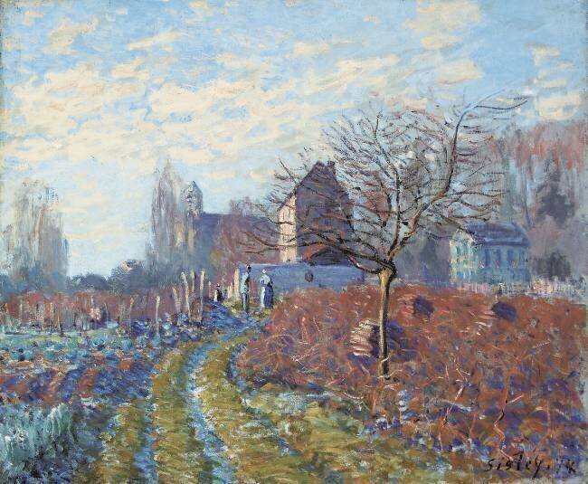 Gelée Blanche - Été de la Saint-Martin Alfred Sisley