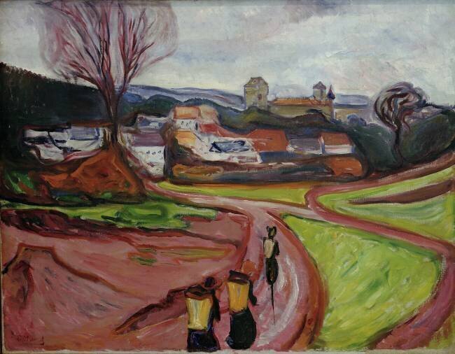 German Landscape, Thuringia Edvard Munch