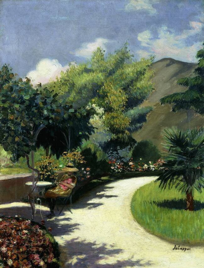 Girl in a Garden Henri Lebasque