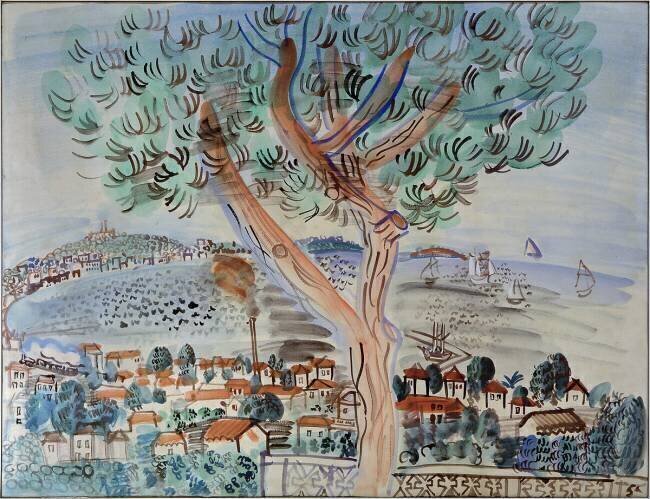 Golfe de Juan-les-Pins Raoul Dufy