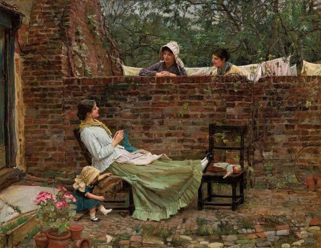 Gossip John William Waterhouse