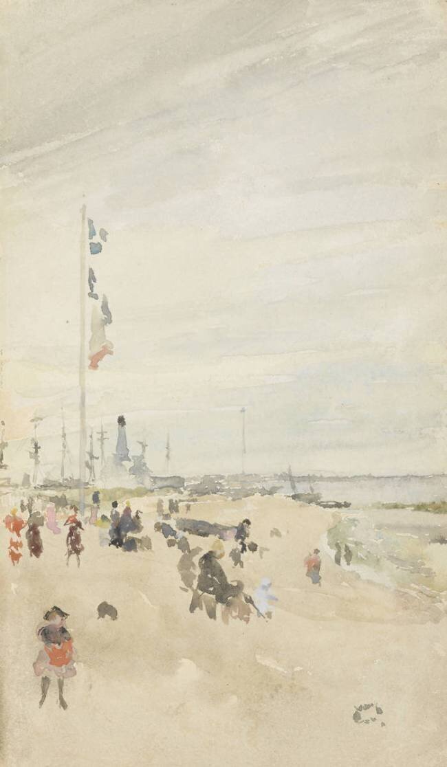 Grey and Pearl: Bank Holiday Banners James Abbott McNeill Whistler