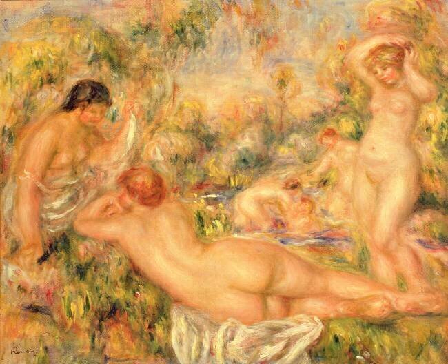 Groupe de baigneuses Auguste Renoir