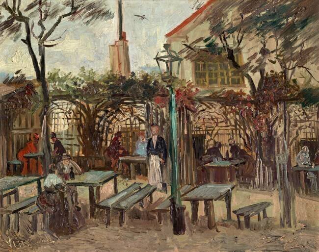 Guinguette à Montmartre :"Le Billard en bois"devenu"La bonne franquette" Vincent van Gogh