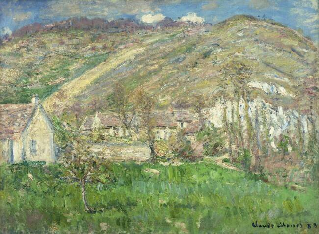 Hamlet dans les falaises près de Giverny Claude Monet
