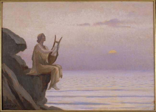 Harmonie du soir sur la mer Alphonse Osbert