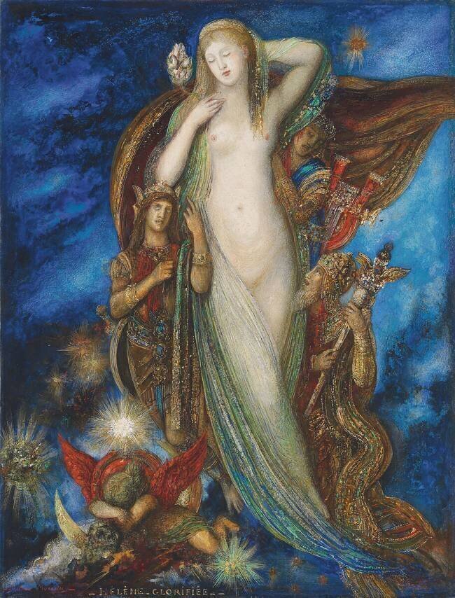 Helen Glorified Gustave Moreau