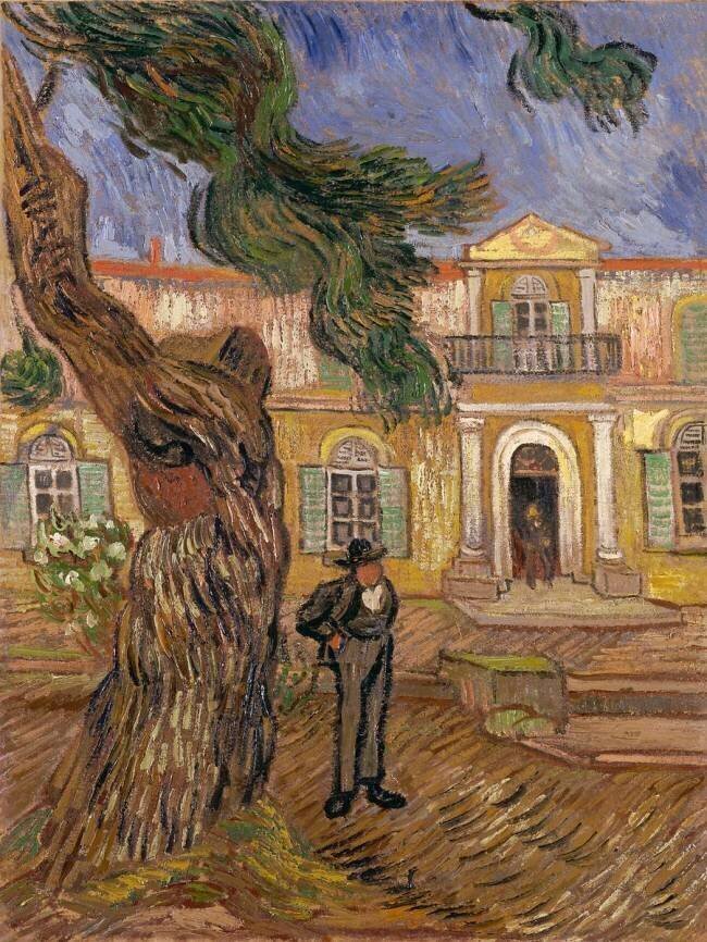 Saint-Paul's Hospital at Saint-Rémy-de-Provence Vincent van Gogh
