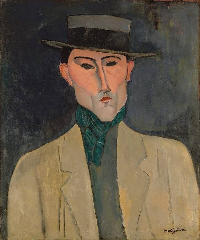 Homme au chapeau Amedeo Modigliani