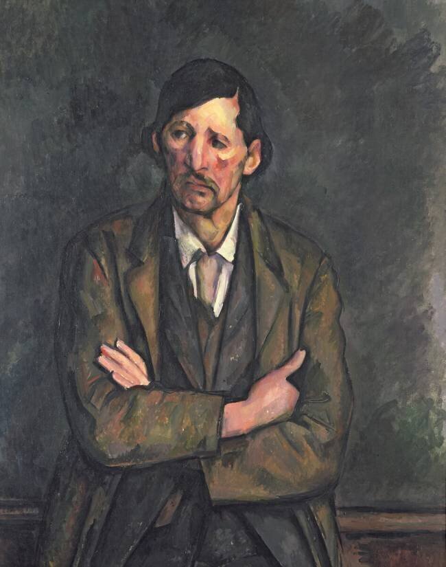 Homme aux bras croisés Paul Cézanne