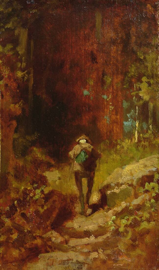 Hunter in the Forest Carl Spitzweg