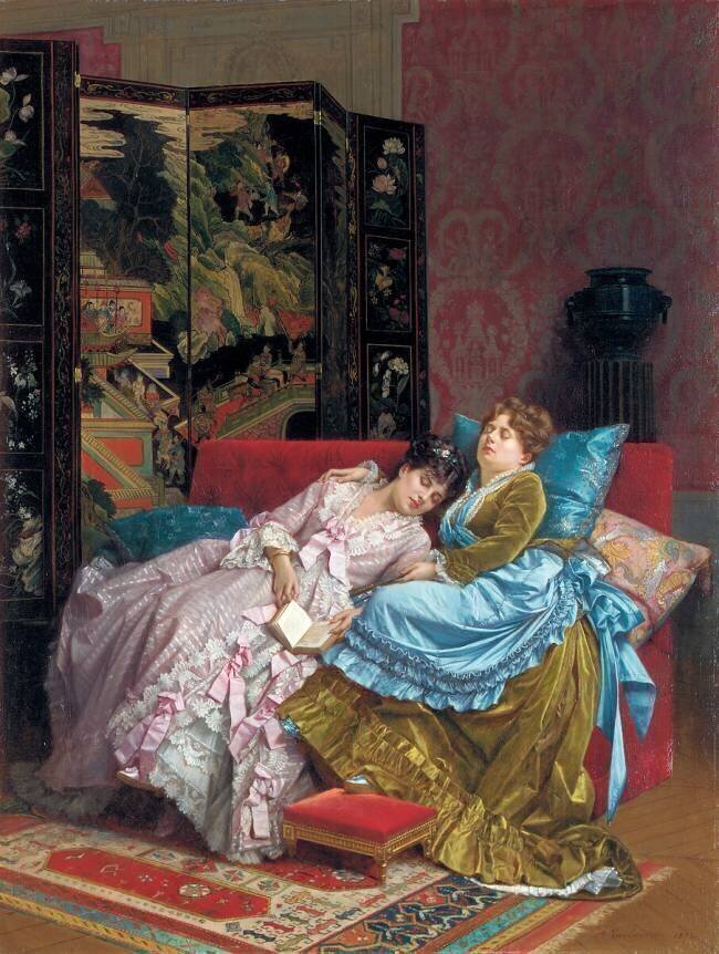 Idylle d'après-midi Auguste Toulmouche