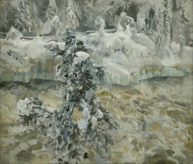 Imatra en hiver Akseli Gallen-Kallela