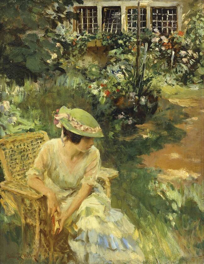 Dans le jardin Irving Ramsey Wiles