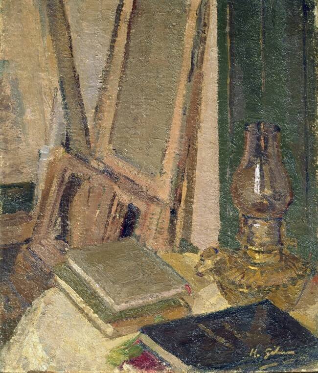 Intérieur d'un atelier Harold Gilman