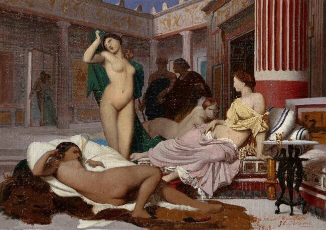 Intérieur grec Jean-Léon Gérôme