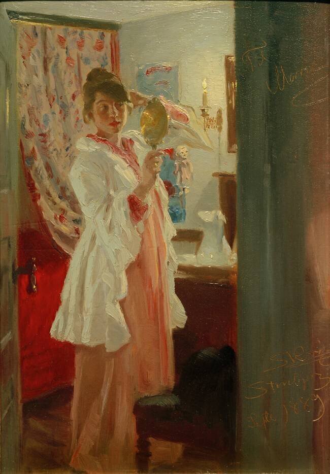 Intérieur. La femme de l'artiste Peder Severin Kröyer