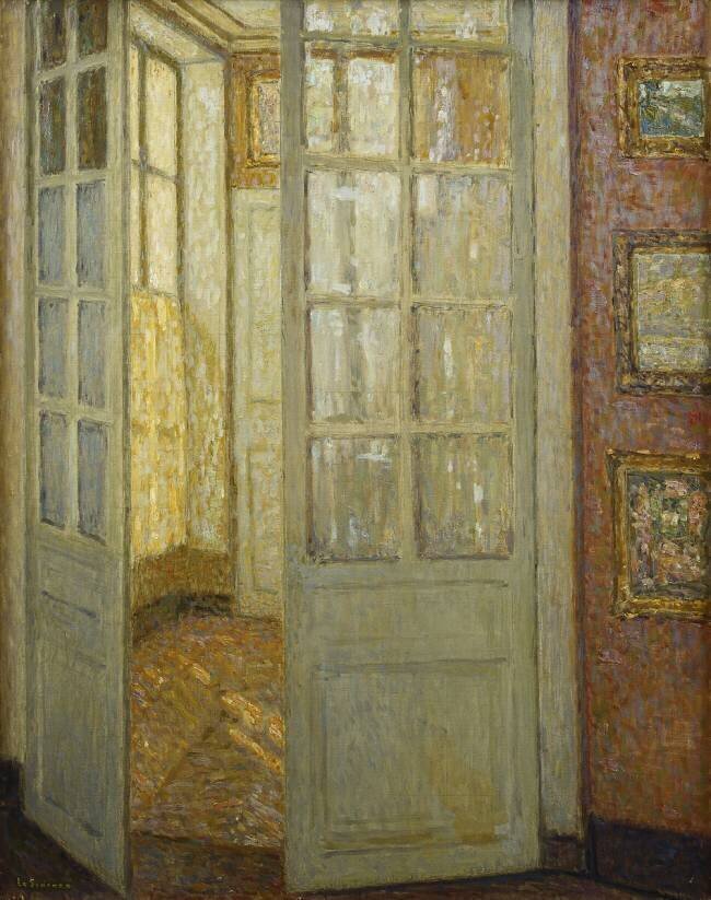 Intimite Rose et Or Henri Le Sidaner