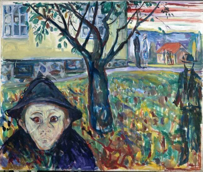 Jalousie dans le jardin Edvard Munch