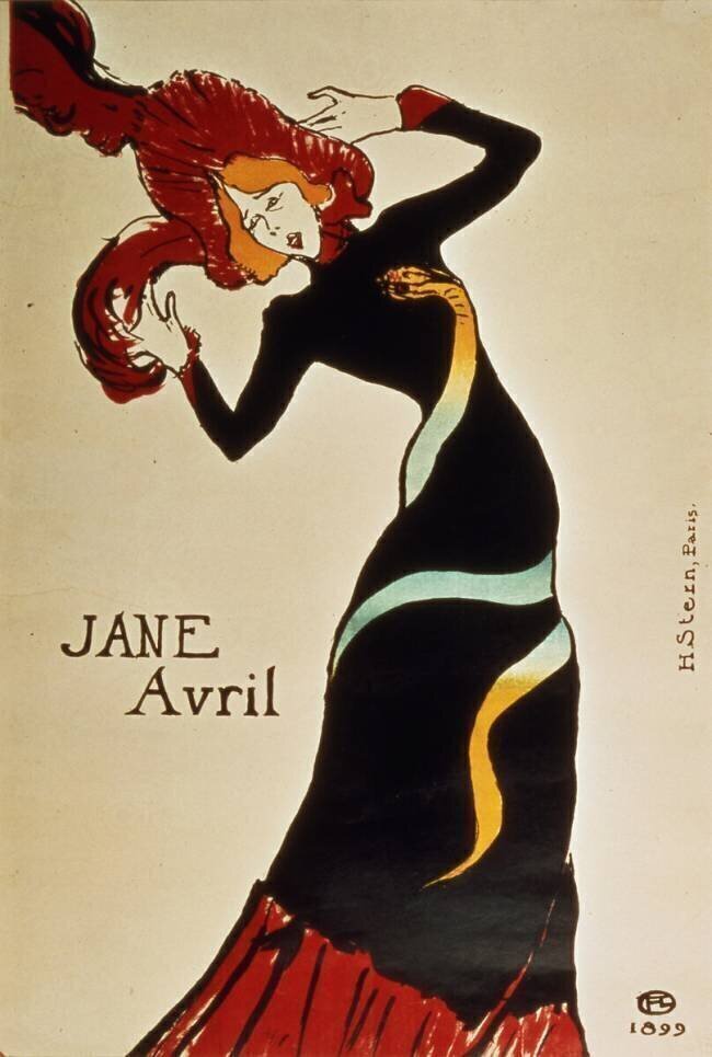 Jane Avril  Henri de Toulouse-Lautrec