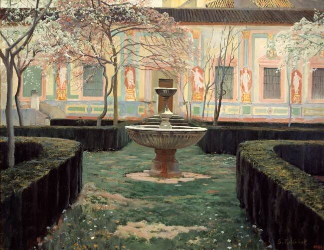 Jardin abandonné Santiago Rusiñol